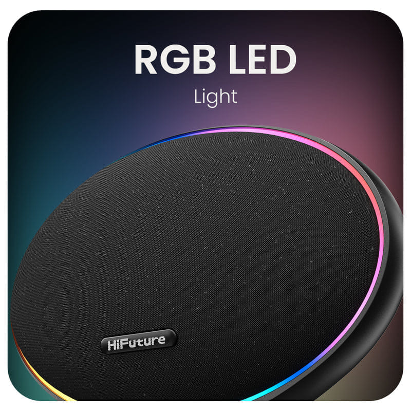 ลำโพงบลูทูธ HIFUTURE ORBIT 80W สีเงิน